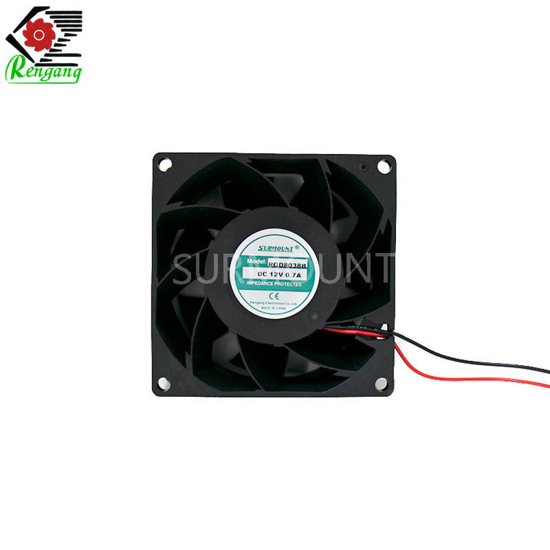 110V 80x80x38mm EC Axial Fans Small Size Free Standing For Air Cooling